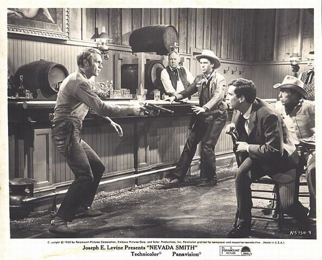 Max (McQueen) confronts one of 
the murderers (played by Martin Landau) 
of his parents.